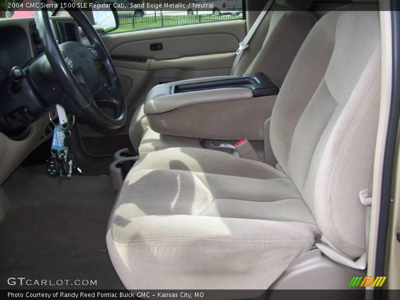 Sand Beige Metallic / Neutral 2004 GMC Sierra 1500 SLE Regular Cab