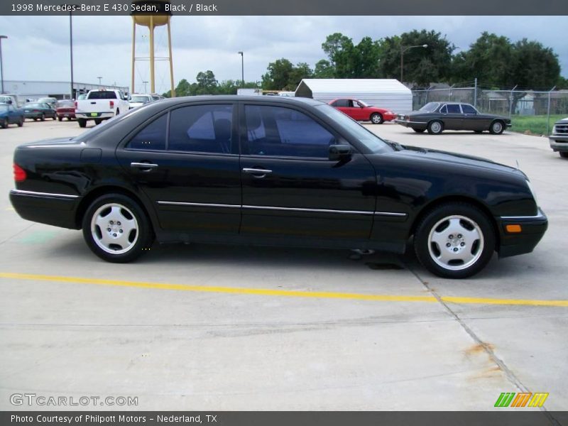 Black / Black 1998 Mercedes-Benz E 430 Sedan