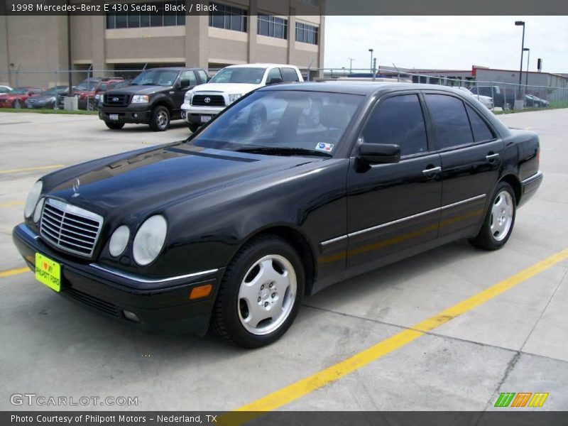 Black / Black 1998 Mercedes-Benz E 430 Sedan