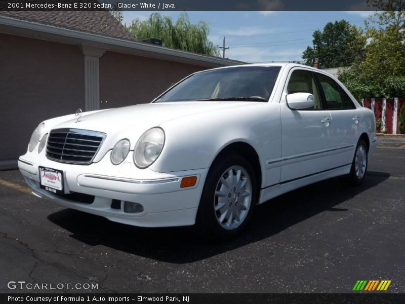Glacier White / Java 2001 Mercedes-Benz E 320 Sedan