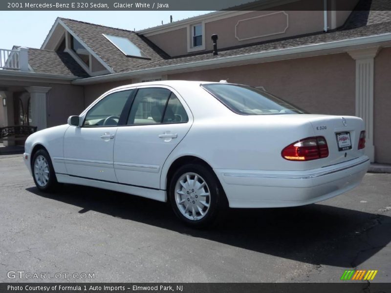 Glacier White / Java 2001 Mercedes-Benz E 320 Sedan