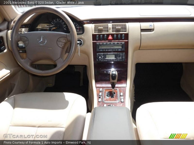 Glacier White / Java 2001 Mercedes-Benz E 320 Sedan