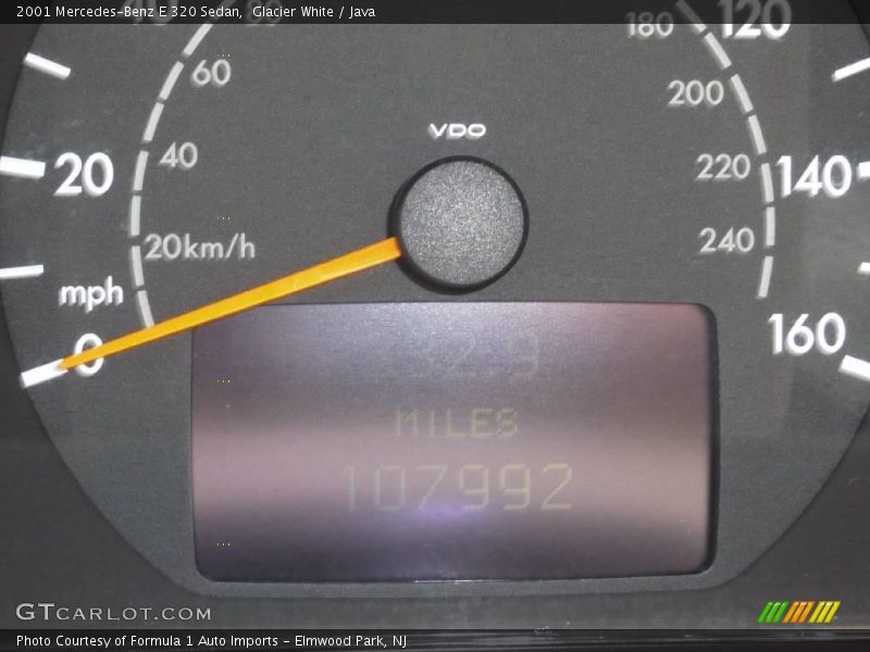 Glacier White / Java 2001 Mercedes-Benz E 320 Sedan