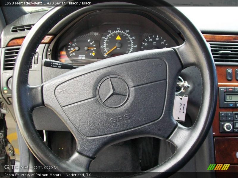 Black / Black 1998 Mercedes-Benz E 430 Sedan