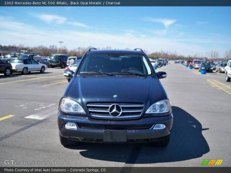 Black Opal Metallic / Charcoal 2003 Mercedes-Benz ML 500 4Matic