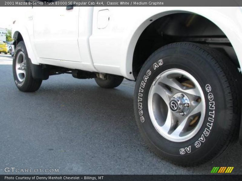 Classic White / Medium Graphite 2001 Mazda B-Series Truck B3000 SE Regular Cab 4x4