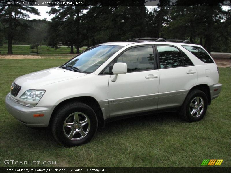 White Gold Crystal / Ivory 2002 Lexus RX 300