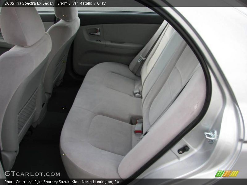 Bright Silver Metallic / Gray 2009 Kia Spectra EX Sedan