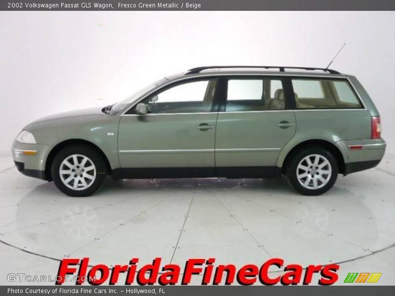 Fresco Green Metallic / Beige 2002 Volkswagen Passat GLS Wagon