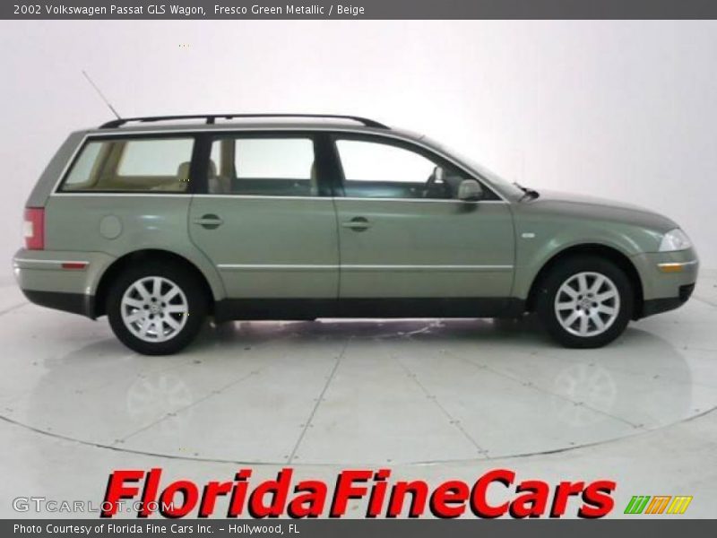 Fresco Green Metallic / Beige 2002 Volkswagen Passat GLS Wagon