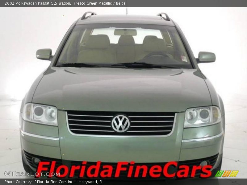 Fresco Green Metallic / Beige 2002 Volkswagen Passat GLS Wagon