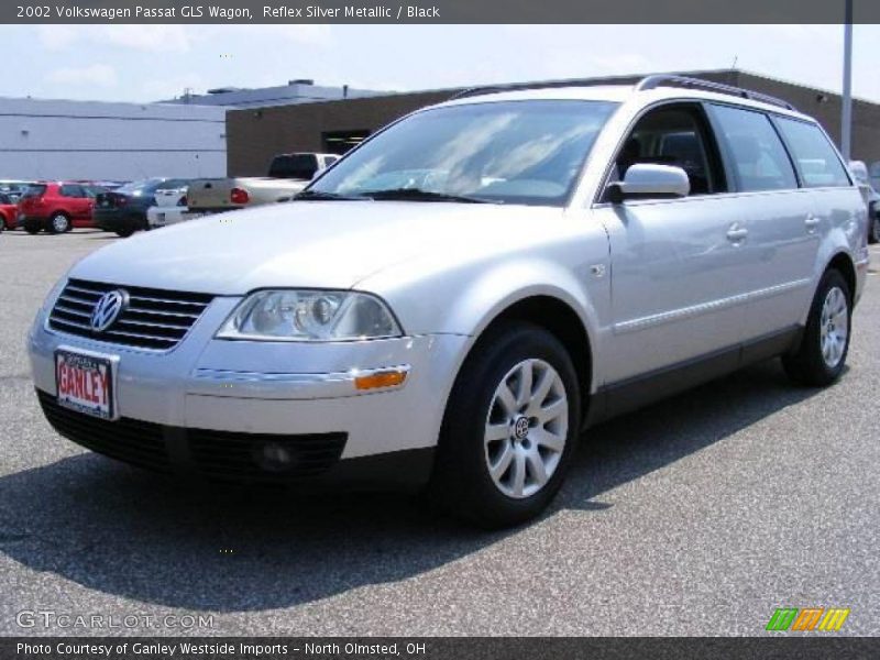 Reflex Silver Metallic / Black 2002 Volkswagen Passat GLS Wagon