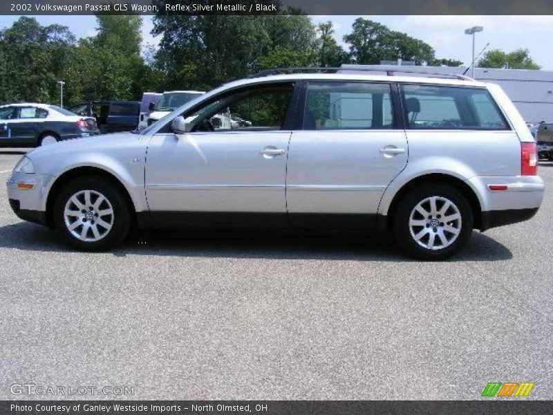 Reflex Silver Metallic / Black 2002 Volkswagen Passat GLS Wagon