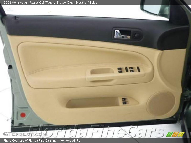 Fresco Green Metallic / Beige 2002 Volkswagen Passat GLS Wagon