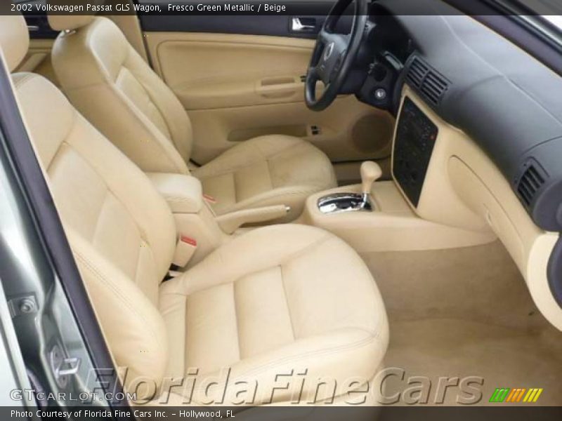 Fresco Green Metallic / Beige 2002 Volkswagen Passat GLS Wagon
