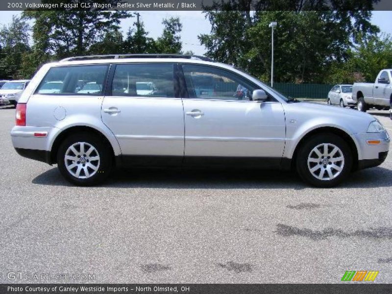 Reflex Silver Metallic / Black 2002 Volkswagen Passat GLS Wagon