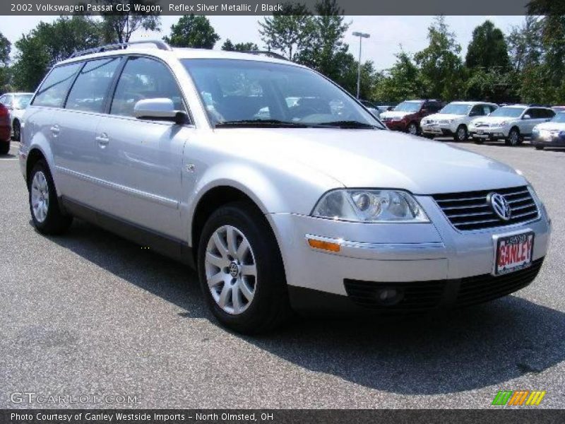 Reflex Silver Metallic / Black 2002 Volkswagen Passat GLS Wagon