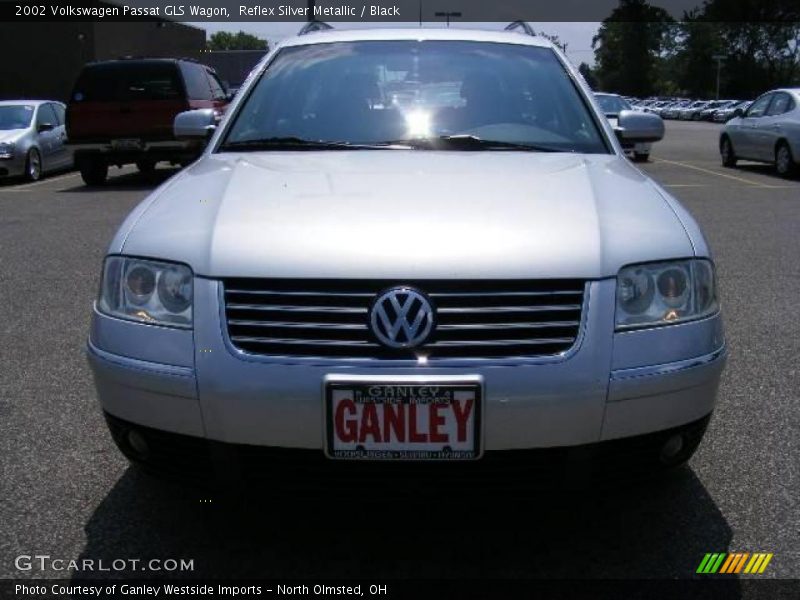 Reflex Silver Metallic / Black 2002 Volkswagen Passat GLS Wagon