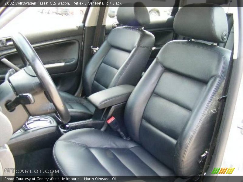 Reflex Silver Metallic / Black 2002 Volkswagen Passat GLS Wagon