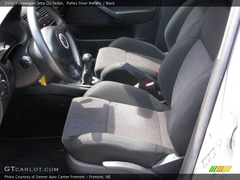 Reflex Silver Metallic / Black 2003 Volkswagen Jetta GLI Sedan