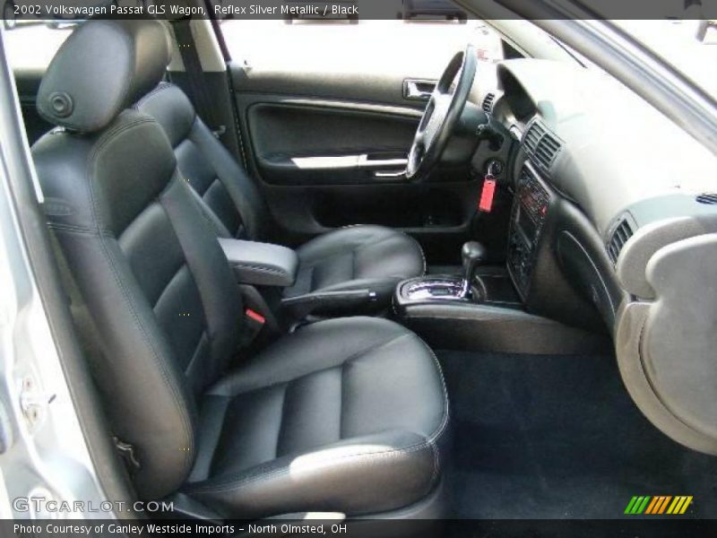 Reflex Silver Metallic / Black 2002 Volkswagen Passat GLS Wagon