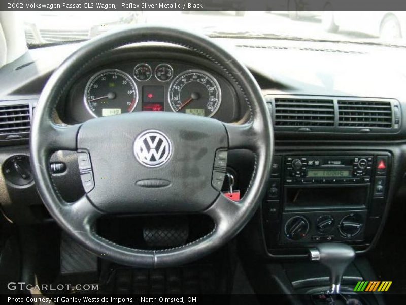 Reflex Silver Metallic / Black 2002 Volkswagen Passat GLS Wagon