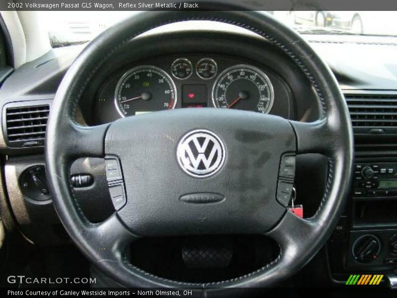 Reflex Silver Metallic / Black 2002 Volkswagen Passat GLS Wagon