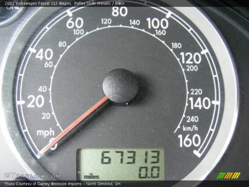 Reflex Silver Metallic / Black 2002 Volkswagen Passat GLS Wagon