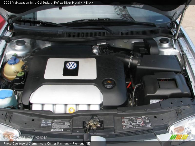 Reflex Silver Metallic / Black 2003 Volkswagen Jetta GLI Sedan