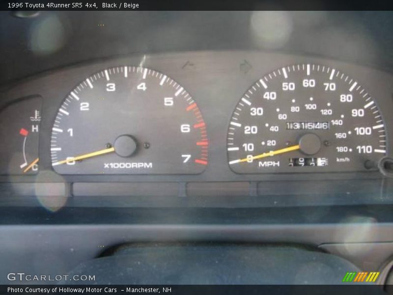 Black / Beige 1996 Toyota 4Runner SR5 4x4