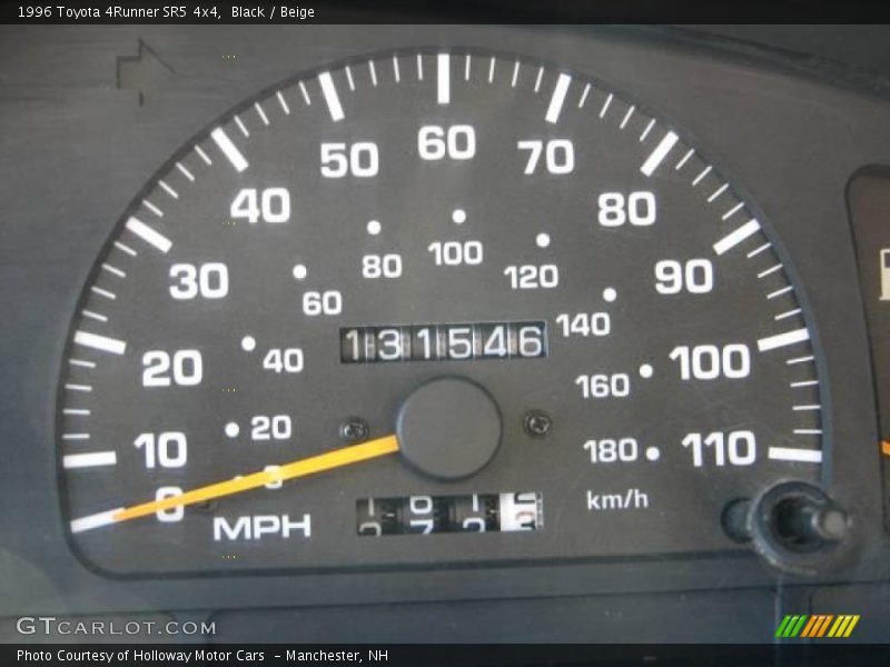Black / Beige 1996 Toyota 4Runner SR5 4x4