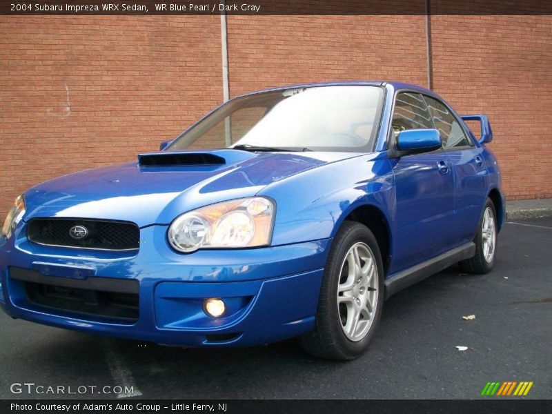 WR Blue Pearl / Dark Gray 2004 Subaru Impreza WRX Sedan