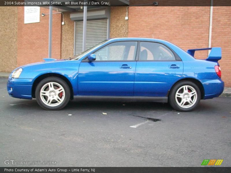 WR Blue Pearl / Dark Gray 2004 Subaru Impreza WRX Sedan