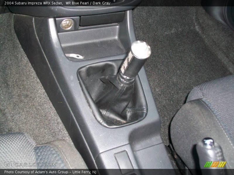 WR Blue Pearl / Dark Gray 2004 Subaru Impreza WRX Sedan