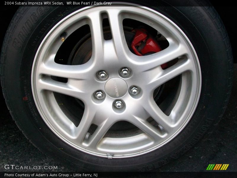 WR Blue Pearl / Dark Gray 2004 Subaru Impreza WRX Sedan