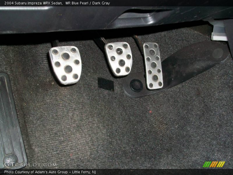 WR Blue Pearl / Dark Gray 2004 Subaru Impreza WRX Sedan