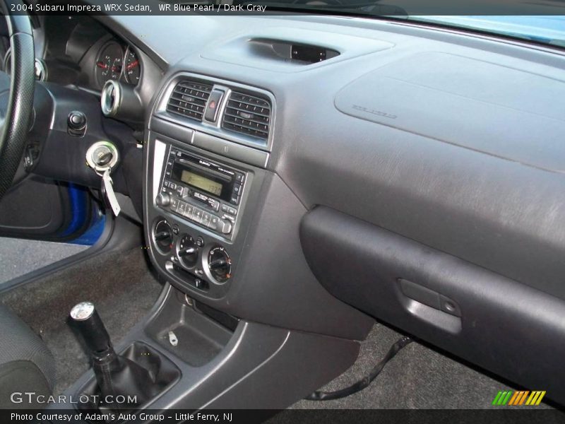 WR Blue Pearl / Dark Gray 2004 Subaru Impreza WRX Sedan