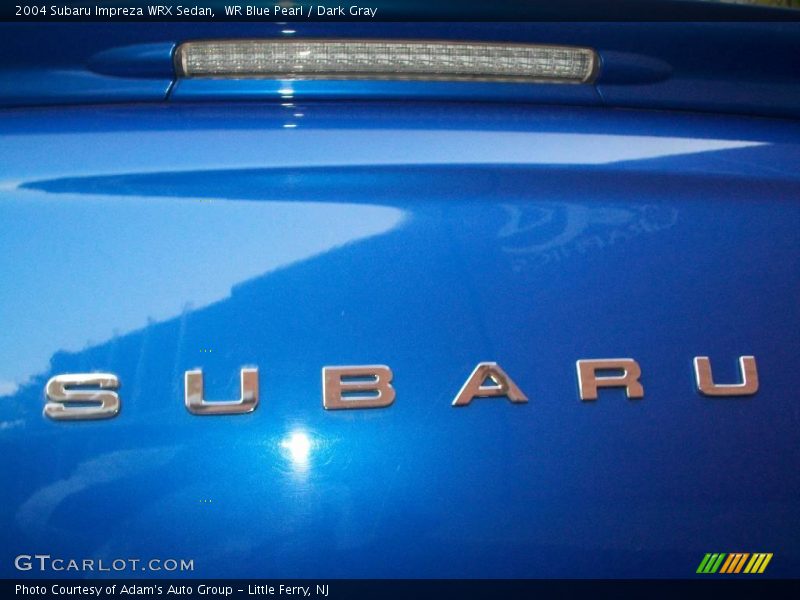 WR Blue Pearl / Dark Gray 2004 Subaru Impreza WRX Sedan