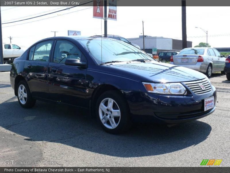 Deep Blue / Gray 2007 Saturn ION 2 Sedan