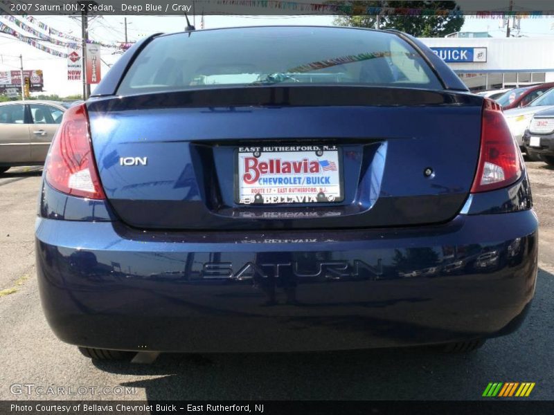 Deep Blue / Gray 2007 Saturn ION 2 Sedan
