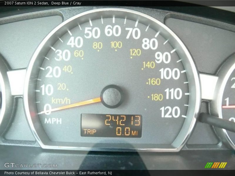 Deep Blue / Gray 2007 Saturn ION 2 Sedan