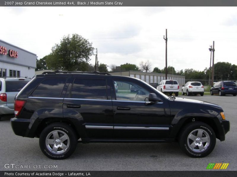 Black / Medium Slate Gray 2007 Jeep Grand Cherokee Limited 4x4