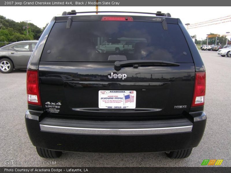 Black / Medium Slate Gray 2007 Jeep Grand Cherokee Limited 4x4