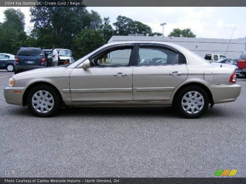 Cream Gold / Beige 2004 Kia Optima LX