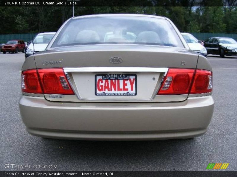 Cream Gold / Beige 2004 Kia Optima LX
