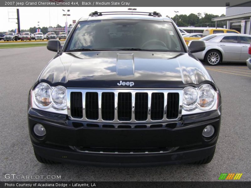 Black / Medium Slate Gray 2007 Jeep Grand Cherokee Limited 4x4