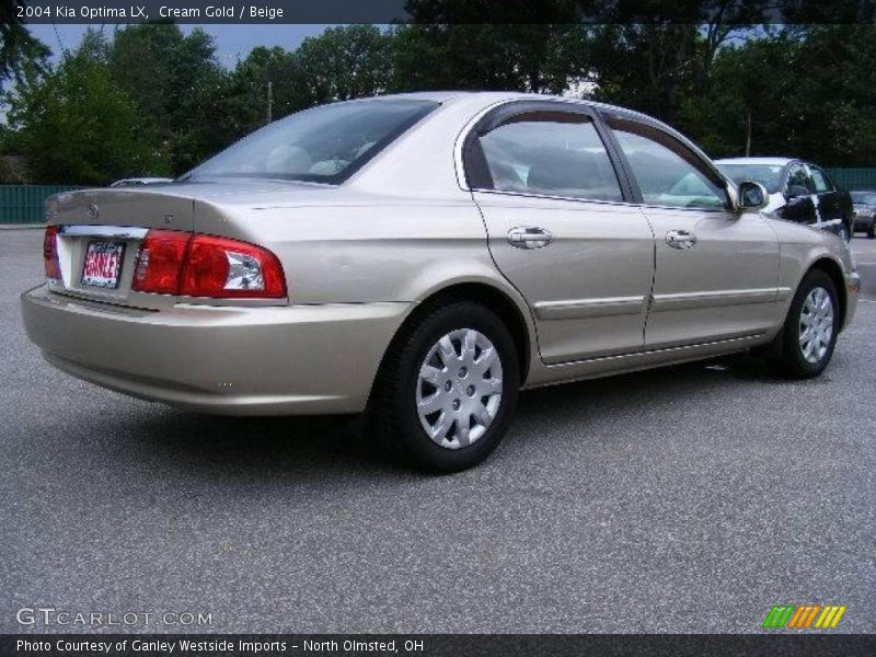 Cream Gold / Beige 2004 Kia Optima LX