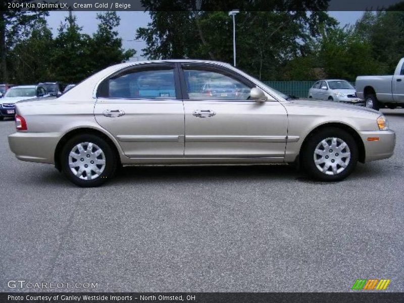 Cream Gold / Beige 2004 Kia Optima LX