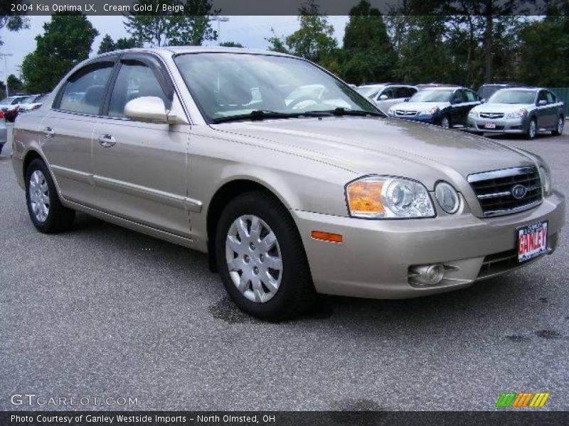 Cream Gold / Beige 2004 Kia Optima LX
