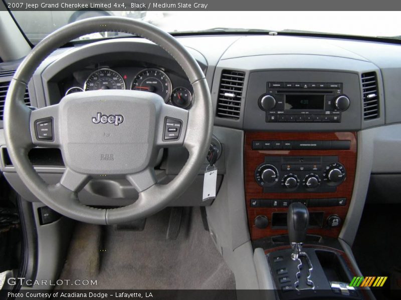 Black / Medium Slate Gray 2007 Jeep Grand Cherokee Limited 4x4